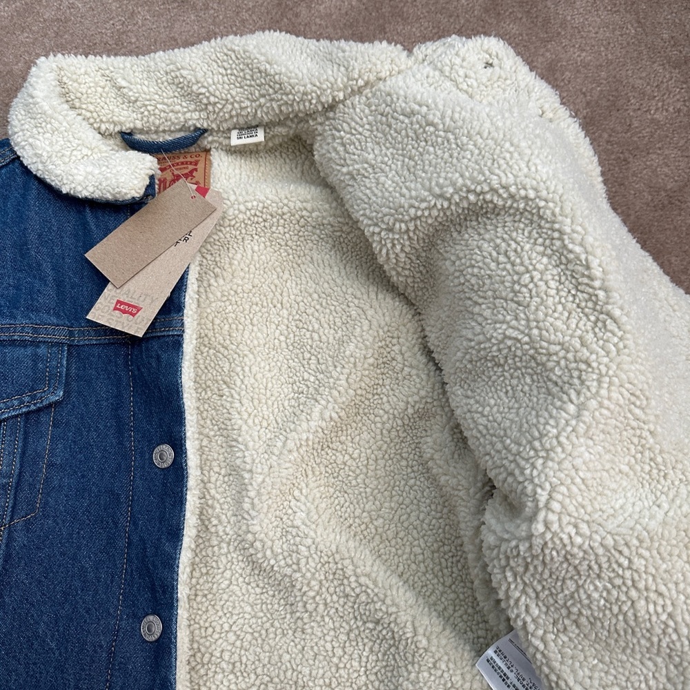 Levi Original Sherpa Trucker Jacket - Picture 4 of 7